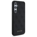Guess GUHCS24FEG4GFGR S24 FE S721 grey hardcase 4G Metal Gold Logo - imagine 4