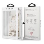 Guess GUHCI65GLHFLGO iPhone Xs Max gold hard case Glitter Hearts - imagine 7