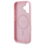 Guess GUHMP16SPGPYSP iPhone 16 6.1" pink hardcase Peony Script MagSafe - imagine 7