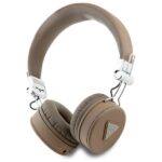 Guess Over-Ear Bluetooth Headphones ENC GUBH70PGTSPSW brown Grained Classic Round Shape