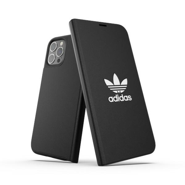 Adidas OR Booklet Case BASIC iPhone 12Pro Max 6,7" black white 42228
