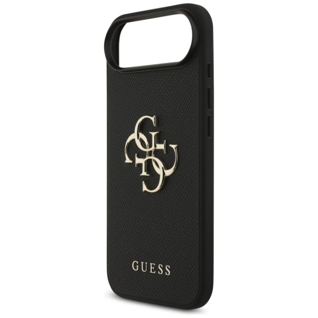 Guess Grained Big 4G & Classic Logo case for iPhone Air black - imagine 6