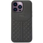 Audi Genuine Leather iPhone 14 Pro Max 6.7" black hardcase AU-TPUPCIP14PM-Q8/D1-BK - imagine 2