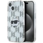 Karl Lagerfeld KLHCP15SHKLPCHT iPhone 15 /14 / 13 6.1" transparent hardcase IML Choupette Head & Mon