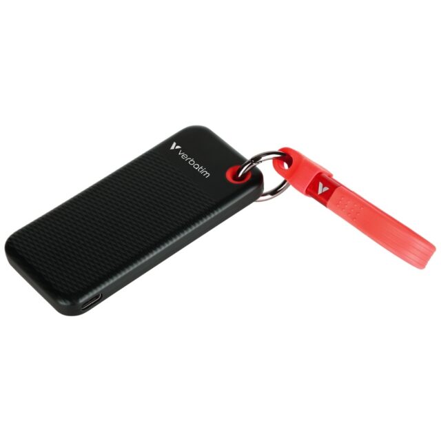 Verbatim 1TB SSD Drive - Keychain with USB 3.2 Gen.2 Cable Black 32192 - imagine 2