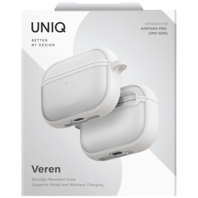 Case UNIQ Veren for AirPods Pro 3 white - imagine 5