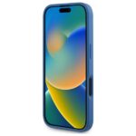 Guess GUHMP16SP4ROPEMCB iPhone 16 6.1" blue hardcase 4G Flowers Print MagSafe - imagine 5