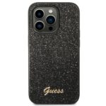 Guess GUHCP14XHGGSHK iPhone 14 Pro Max 6,7" black hard case Glitter Script - imagine 3