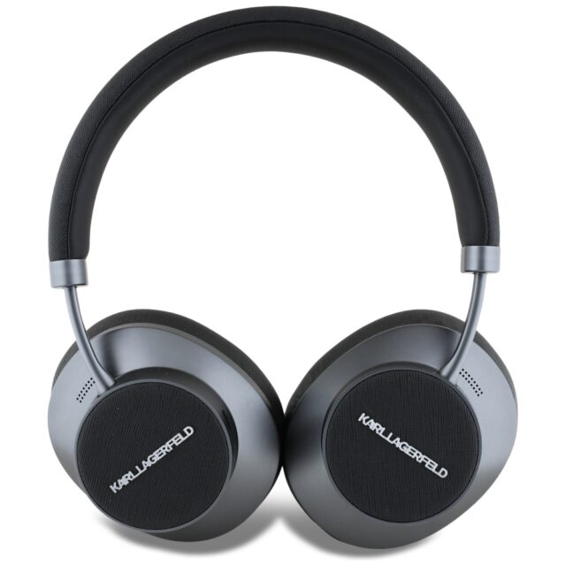 Over-Ear Headphones Karl Lagerfeld Saffiano Elongated Bluetooth ANC black - imagine 3