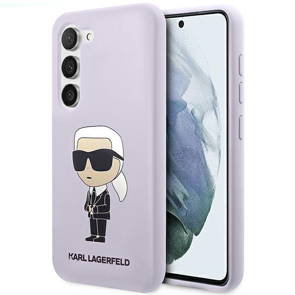cps-5e572d6bcf5ac3bb3e5c00f6433631b5-2025-12-06-18-37-34 Karl Lagerfeld KLHCS23MSNIKBCU S23+ S916 hardcase purple Silicone Ikonik - imagine 1