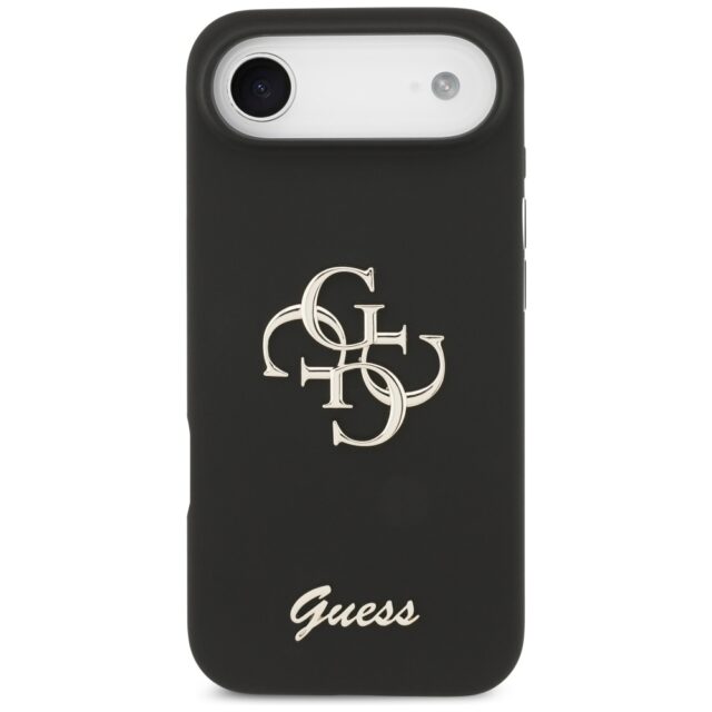 Guess Silicone Big 4G Script case for iPhone Air black - imagine 3