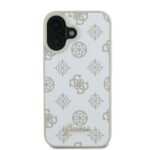 Guess GUHMP16SPGPYSH iPhone 16 6.1" white hardcase Peony Script Logo MagSafe - imagine 3