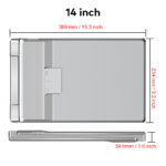 Extralink Smart Life S7 Portable Laptop Monitors 14", 2 Monitors, IPS, 1920x1200 - imagine 3