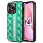 Karl Lagerfeld KLHCP14XPGKLSKN iPhone 14 Pro Max 6,7" hardcase green Monogram Stripe