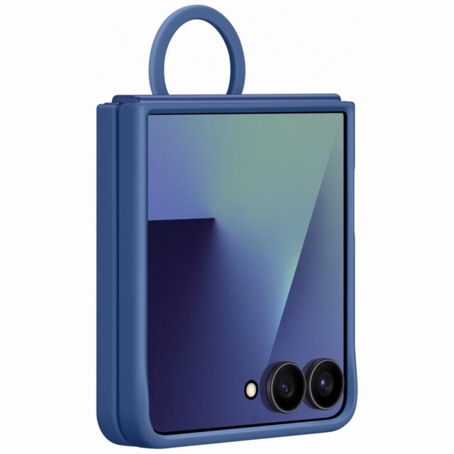 Case Samsung Ring Case for Galaxy Z Flip7 blue - imagine 2
