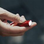 Lexon Nomaday Keychain with Flashlight dark red LL136DR - imagine 5