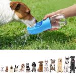 Extralink Portable Dog Cat Water Bottle Bowl 350 ml Travel Drink Dispenser - imagine 5