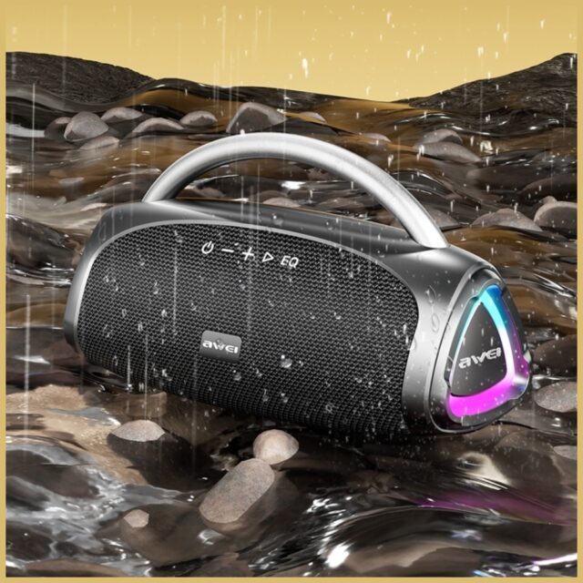 Wireless speaker AWEI KA39 100W Bluetooth 5.3 portable external black - imagine 7