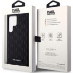 Karl Lagerfeld KLHCS23LSAKLHPK S23 UltraS918 hardcase black Saffiano Mono Metal Logo - imagine 8