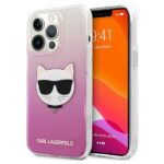 Karl Lagerfeld KLHCP13XCTRP iPhone 13 Pro Max 6,7" hardcase pink Choupette Head