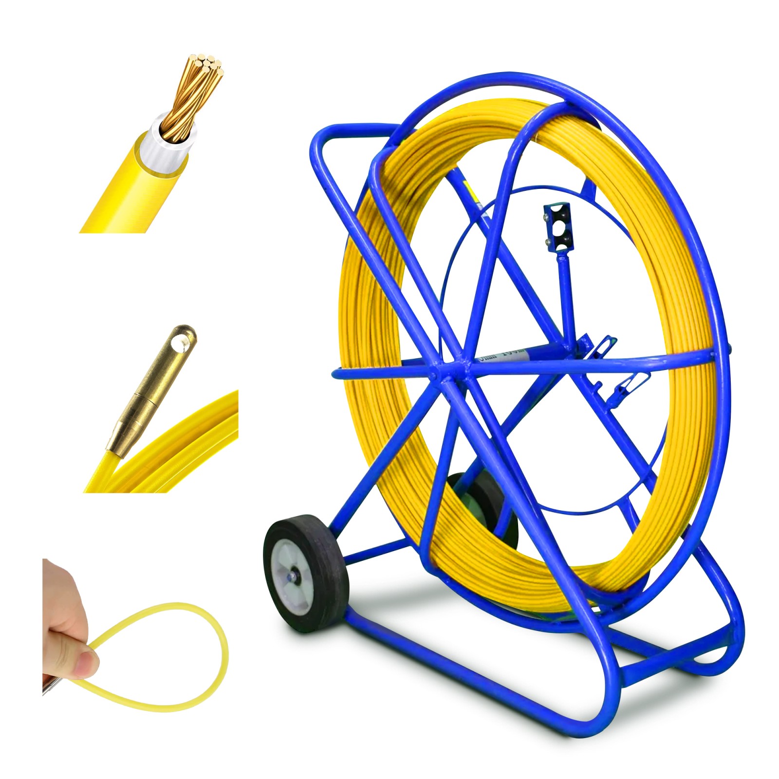 cps-5ead723294ebb02561e2f15bf111bf73-2025-12-05-09-16-39 Extralink Pilot 13mm 350m | Cable pulling rod | glass fibre FRP, d. 13mm, l. 350m, yellow - imagine 1