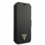 Guess GUFLBKP12LVSATMLBK iPhone 12 Pro Max 6,7" black book Saffiano - imagine 3