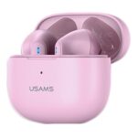 USAMS Bluetooth 5.2 TWS NX10 Series dual mic wireless earphones pink BHUNX03