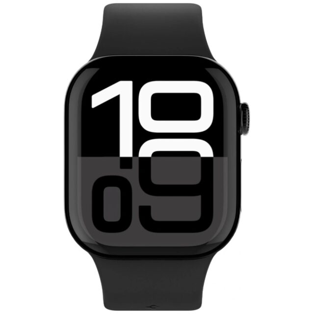 Band Spigen Nano Pop for Apple Watch6/7/8/9/10/11/SE/SE3/Ultra1/ 2 / 3(44/45/46/49mm)black - imagine 2
