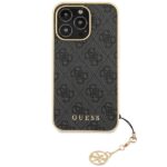 Guess GUHCP14XGF4GGR iPhone 14 Pro Max 6.7" grey hardcase 4G Charms Collection - imagine 3