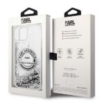 Karl Lagerfeld KLHCP14SLCRSGRS iPhone 14/ 15 / 13 6,1" silver hardcase Liquid Glitter RSG - imagine 8