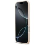 Guess Grained Flowers Classic Logo MagSafe Case for iPhone Air Pink - imagine 5