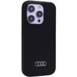 Audi Silicone Case iPhone 15 Pro 6.1" black hardcase AU-LSRIP15P-Q3/D1-BK - imagine 2