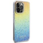 Guess GUHCP15XHDECMI iPhone 15 Pro Max 6.7"  hardcase IML Faceted Mirror Disco Iridescen - imagine 4