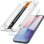 Spigen Glas.TR iPhone 15 6.1" "EZ FIT" clear tempered glass AGL06907 - imagine 2