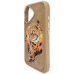 Nimmy Tiger MagSafe case for iPhone 16 light brown - imagine 4