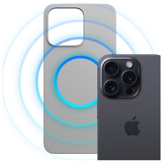 3MK Hardy MagSilicone Case for Apple iPhone 16 Pro Max Titanium - imagine 3