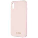 Guess GUHCI61LSGLLP iPhone Xr light pink hard case Silicone - imagine 3