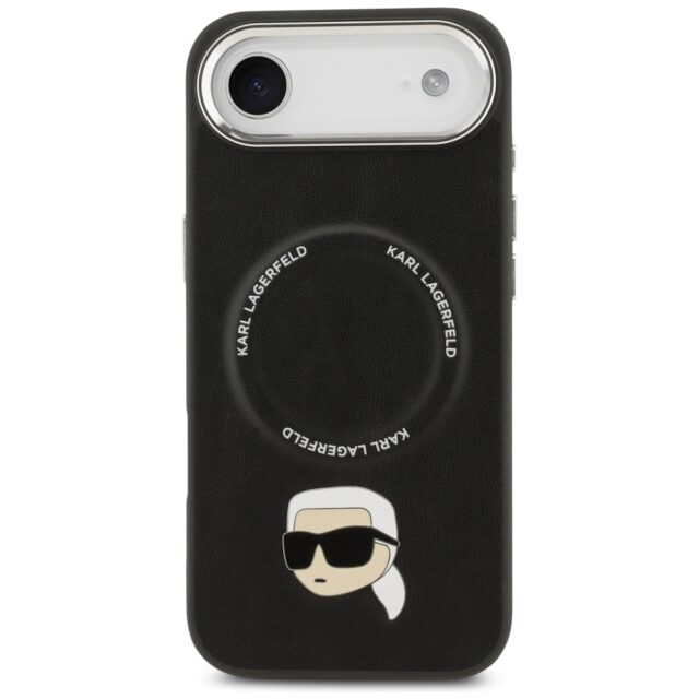 Karl Lagerfeld Karl Pin MagSafe Case for iPhone Air Black - imagine 3
