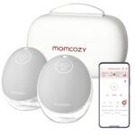 Momcozy M9 Double Breast Pump Gray, 150ml