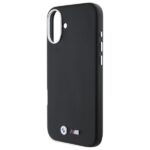 BMW BMHMP16S23PMWK iPhone 16 6.1" black hardcase M Smooth Full Wrapped Metal MagSafe - imagine 6