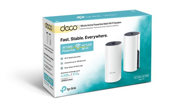 TP-Link Deco P9 2-Pack | WiFi Router | AC1200 + AV1000, Dual Band, Mesh, RJ45 1000Mb/s - imagine 2