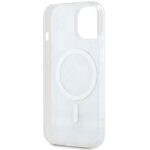 DKNY DKHMP15SHCPTSE iPhone 15 / 14 / 13 6.1 inch beige hardcase IML Checkered Mono Pattern & Printed - imagine 7