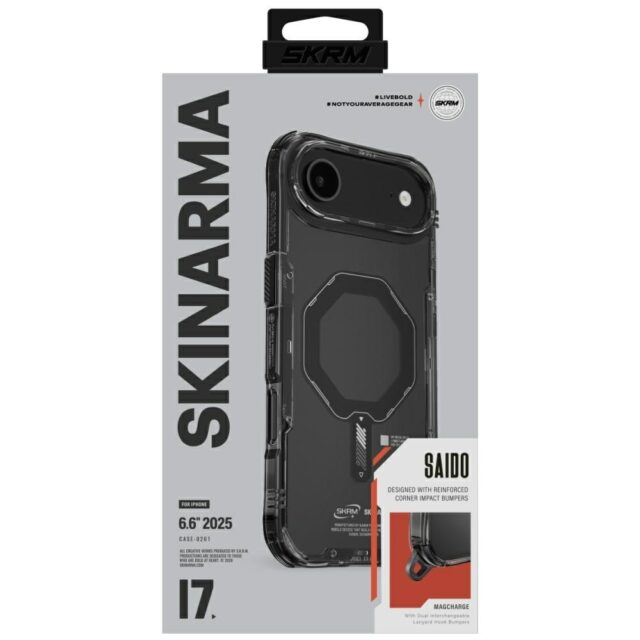 Skinarma Saido iPhone Air Magnetic Charging Case Black - imagine 5