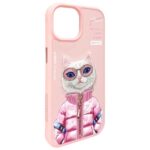 Nimmy case iPhone 15 6.1" pink Cool&Cute 2.0 Cat - imagine 6