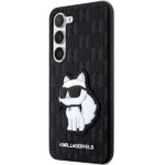 Karl Lagerfeld KLHCS23MSAKLHCPK S23+ S916 hardcase black Saffiano Monogram Choupette - imagine 2