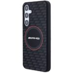 AMG AMHMS24S23SMRK S24 S921 black hardcase with Silicone Carbon Pattern and MagSafe - imagine 2