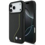 Case BMW M Carbon Line & Logo MagSafe for iPhone 17 Pro Max yellow