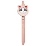 Nimmy 2in1 Set notebook + pen pink Big Eyed Pet 2.0 Cat - imagine 3