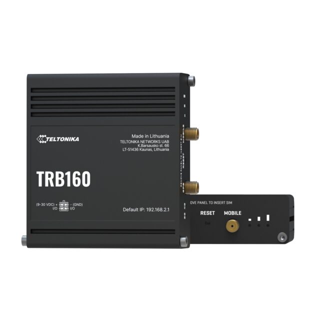 Teltonika TRB160 | LTE IoT gateway | Cat 6, 1x RJ45 1000Mb/s, IP30 - imagine 4