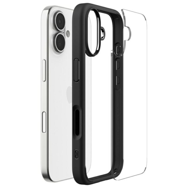 Case Spigen Ultra Hybrid for Apple iPhone 17 black - imagine 7